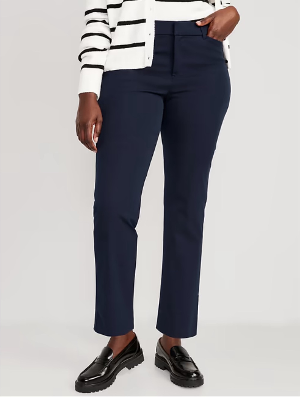 NWT Old Navy High Rise Pixie Pant / Navy Blue